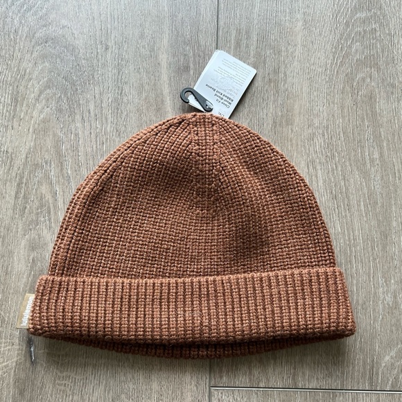 Lululemon Close-Fit Wool-Blend Ribbed Knit Beanie in HOWN Brown main image 5